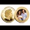 Prince George Fifth Birthday Guernsey Gold Plated Five Coin Set both sides