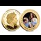 Prince George Fifth Birthday Guernsey Gold Plated Five Coin Set  both sides