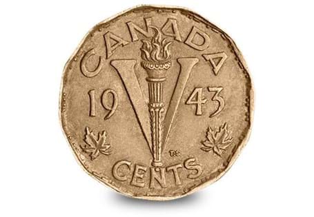 The original Victory Nickel was first struck during the Second World War by the Canadians, who were the first to mint a V for Victory Nickel.