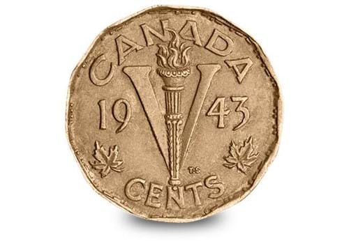 Canada-1943-5-Cents-Coin-Reverse