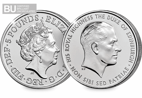 This coin has been issued by The Royal Mint to pay tribute to Prince Philip the Duke of Edinburgh and his 70 years of service to the Queen, the United Kingdom, British Isles and the Commonwealth. 