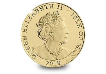 Iom 2018 Isle Of Man Tt Five Pound Coin Obverse