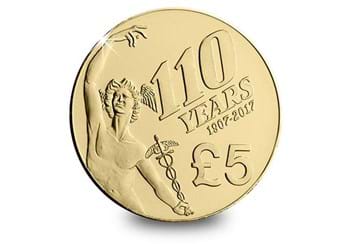 Iom 2018 Isle Of Man Tt Five Pound Coin Reverse