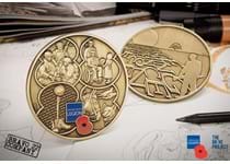 2018 marks 100 years since the Allies and Germany signed the armistice ending the First World War. Both the obverse and reverse of this commemorative feature designs inspired by five veterans.