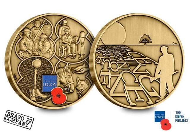 The Royal British Legion Armistice Commemorative Obverse and Reverse