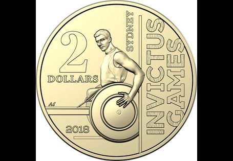 This $2 coin from Australia has been issued to celebrate the Invictus Games in Sydney in October.