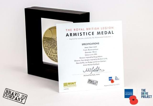 The Royal British Legion Armistice Commemorative Certficate