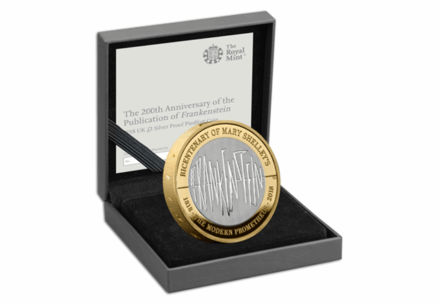2018 Frankenstein Silver Piedfort 2 Coin Box