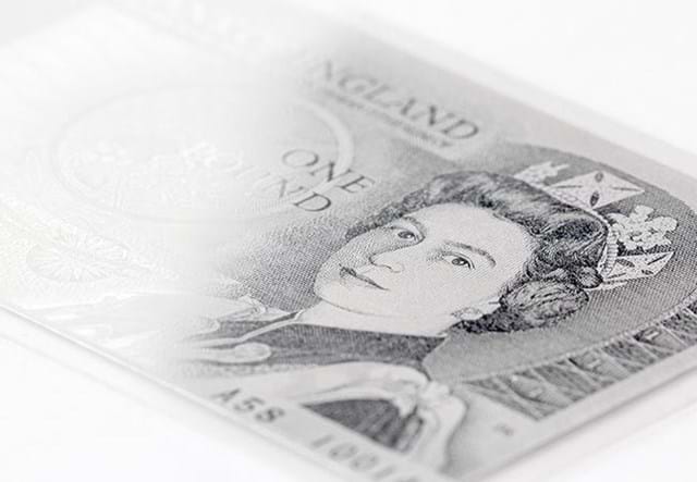 Uk Last One Pound Silver Banknote Flat3