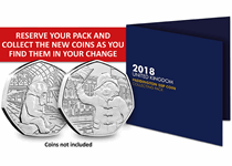 The Paddington Coin Pack has space to fit both brand new commemorative coins that will be issued in 2018. 