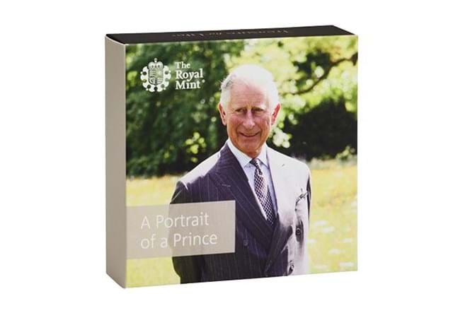 2018 Prince Charles Royal Mint Piedfort Five Pound Coin Box
