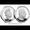 Prince Charles Birthdays Historic Uk Silver Proof Five Pound Three Coin Set 70Th Birthday Coin