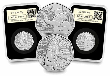 To celebrate the 60th anniversary of the first publication of Paddington a DateStamp pair has been issued including Paddington at Paddington Station 50p and Paddington at Buckingham Palace 50p. 