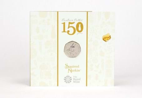 This Brilliant Uncirculated 50p was released as part of a set paying tribute to the work of Beatrix Potter.