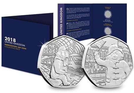 The Paddington Coin Pack has space to fit both brand new commemorative coins that will be issued in 2018. 