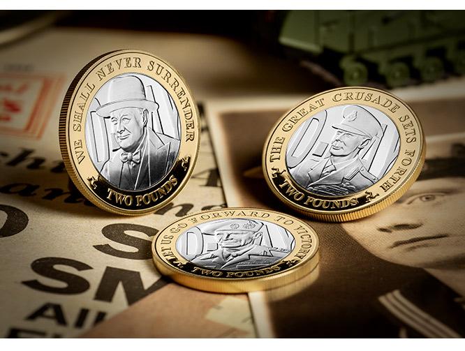 D Day 75Th Leaders Iom Silver Proof Two Pound Coin Set Landing Page Image Mobile1