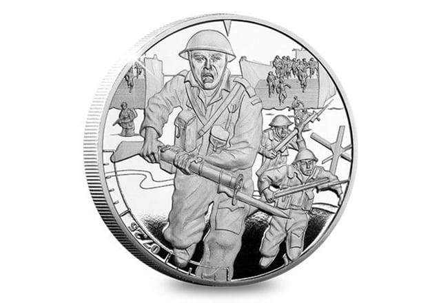 D Day 75Th Cuni Proof Five Pound Starter Coin Reverse