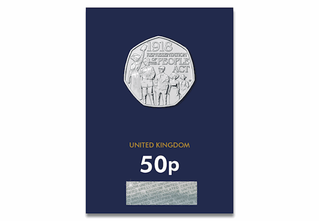 2018 Representation of the People Act 50p Reverse in Change Checker Card
