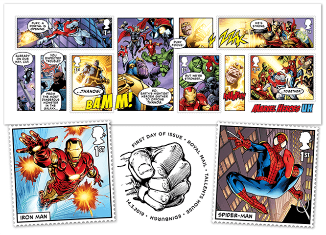 Marvel Stamp Landing Page 1