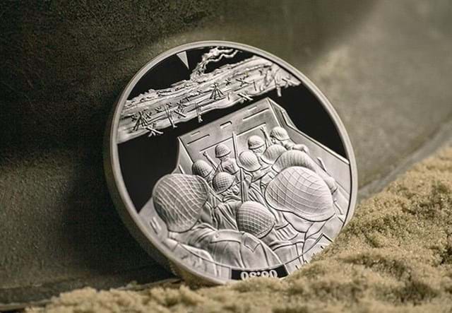 D Day 75Th Beach Assault Silver Proof 5Oz Coin Lifestyle