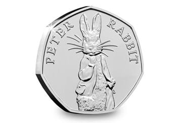 Peter Rabbit 2019 50P Product Page Coin Reverse