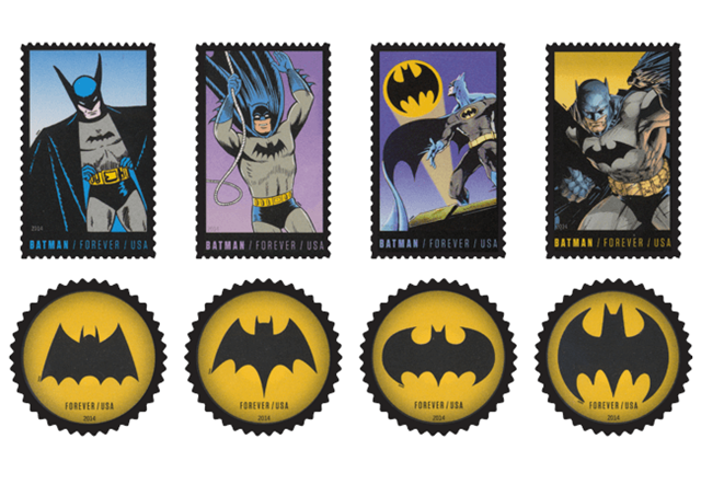 Batman Capsule Box Usa Stamps Product Page All Stamps