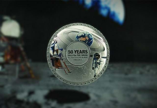 Moon Landing 50Th Concave Silver Proof Coin Lifestyle1
