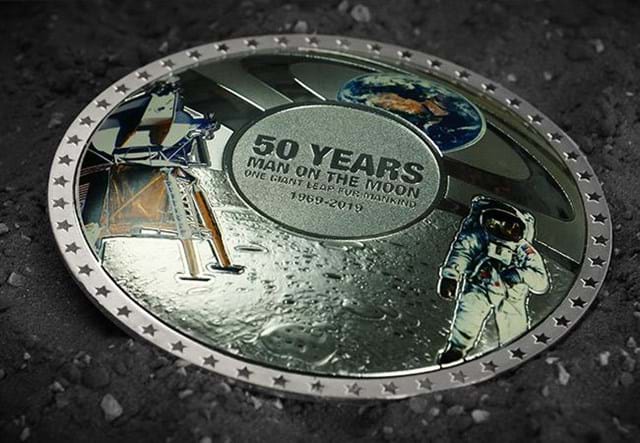 Moon Landing 50Th Concave Silver Proof Coin Lifestyle4