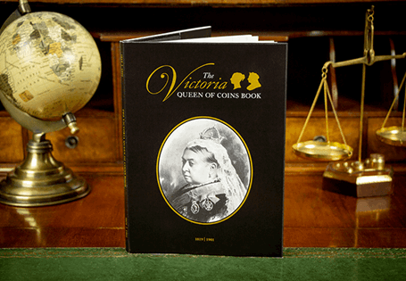 The Queen of Coins book pays tribute to the life and reign of Queen Victoria through the coins & coin portraits issued under her reign. 