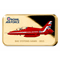 Front of the Red Arrows 2015 Tailfin Gold-Plated Ingot