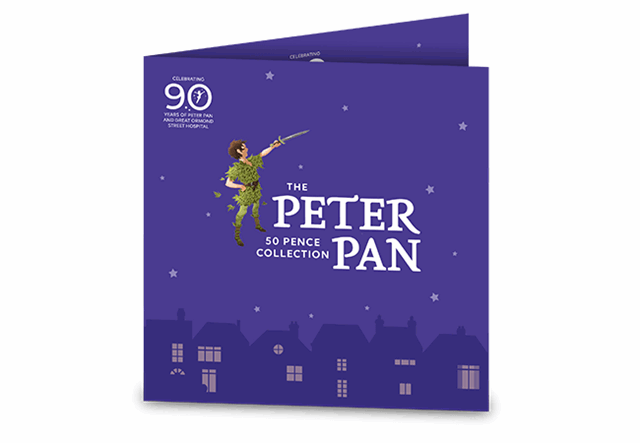 2019 Official Peter Pan 50p Set Pack Front