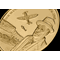 Winston Churchill Gold-Plated Piedfort Reverse Detail