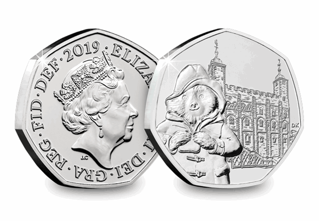 Paddington at the Tower 50p Obverse and Reverse