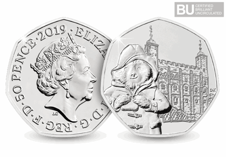 This is the 3rd Paddington™ Bear 50p issued by The Royal Mint to celebrate the 60th anniversary. This 50p has been protectively encapsulated and certified as superior Brilliant Uncirculated quality. 