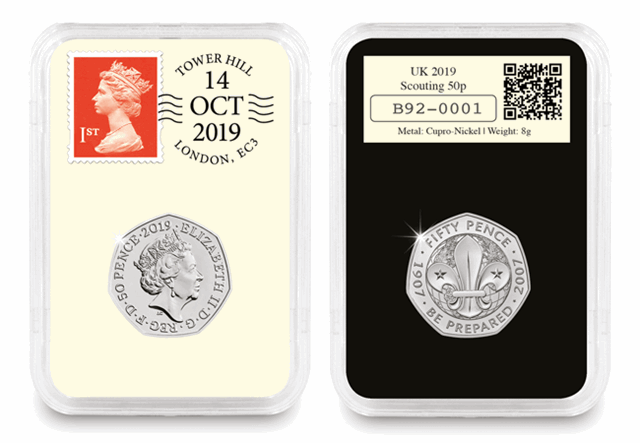 2019 Scouting 50p Obverse and Reverse in Everslab