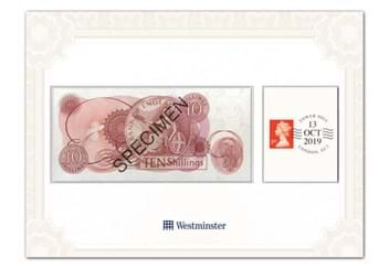 10 Shilling Note 50th Anniversary Datestamp Back