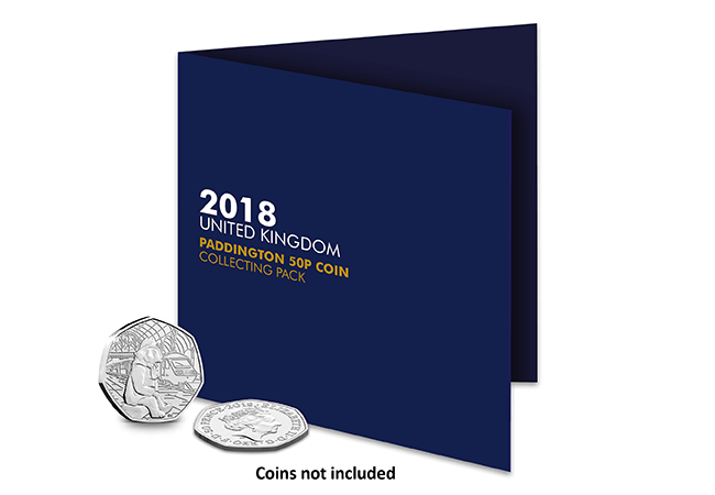 Fevs 2018 and 2019 Complete Paddington 50p Coin Packs Change Checker Album and all four coins