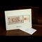 10 Shilling Note 50th Anniversary Datestamp Front with Certificate against Background