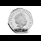 Snowman Silver Proof 50p Obverse