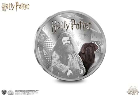 This Silver-Plated coin features an engraving of Rubeus Hagrid and has been officially approved by J.K Rowling and Warner Bros.