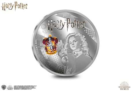 This Silver-Plated coin features an engraving of Hermione Granger and has been officially approved by J.K Rowling and Warner Bros. Official Harry Potter Coin.