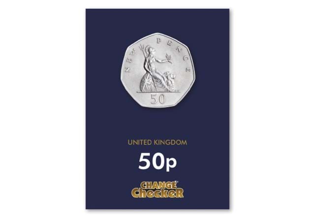 1969 Britannia Coin in Change Checker Packaging Reverse