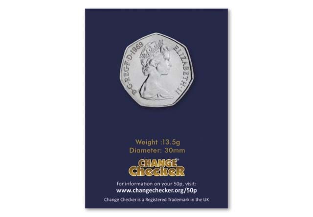 1969 Britannia Coin in Change Checker Packaging Obverse