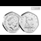 2019 Britannia Coin Reverse and Obverse with BU logo