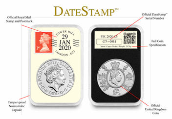 King George III BU coin DateStamp