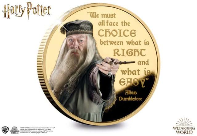 Harry Potter Dumbledore Wisdom Commemorative Reverse