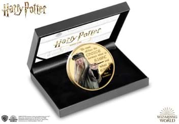 Harry Potter Dumbledore Wisdom Commemorative in display box