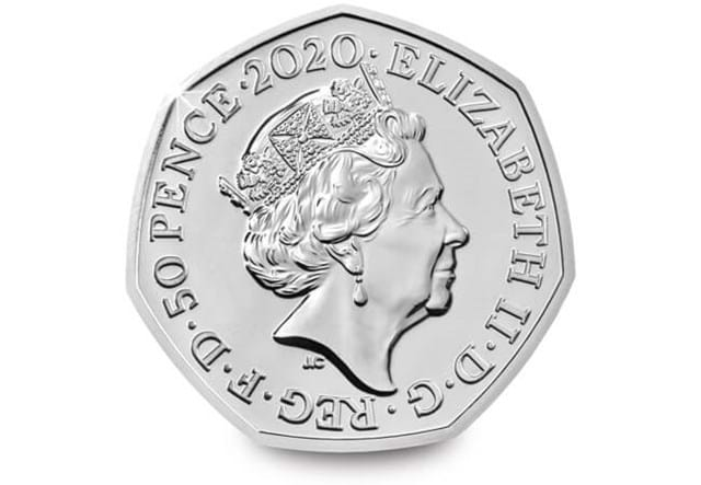 Megalosaurus 50p obverse