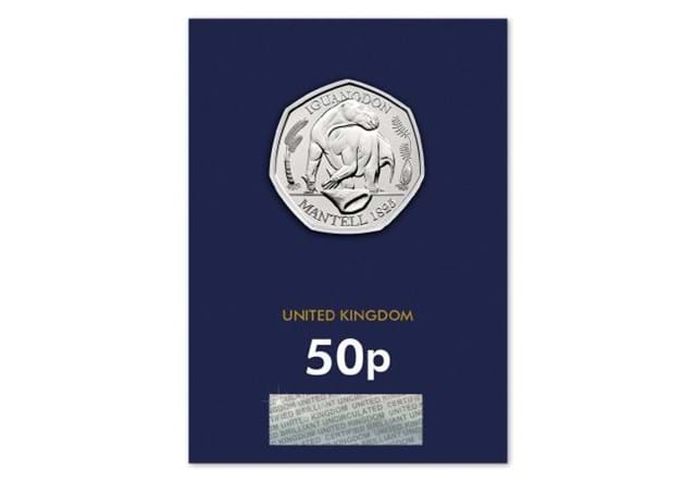 2020 Iguanodon BU 50p Reverse in Changer Checker packaging