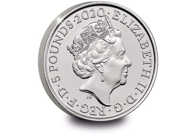 Wordsworth £5 Pound Coin Obverse